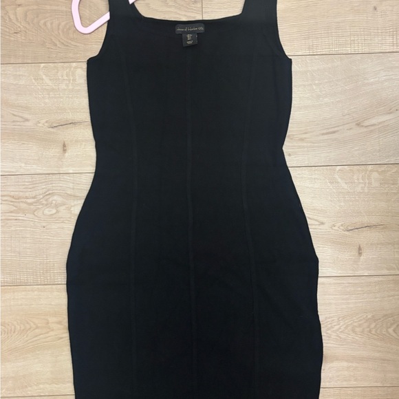 Black Sleeveless Bodycon Dress House of Harlow 1960 Luxe Essentials Size Large - Picture 6 of 10